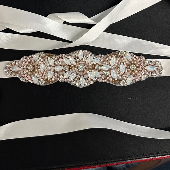 Accessories | Rose Gold Bridal Sash | Poshmark